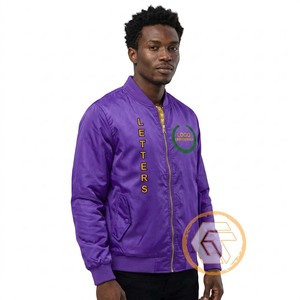 Chaqueta Varsity Acolchada con Bordado de Satén Omega Personalizada GREEK TREASURES, Logotipo Frontal, Invierno, Alta Calidad, Transpirable e Impermeable - Product Image 2