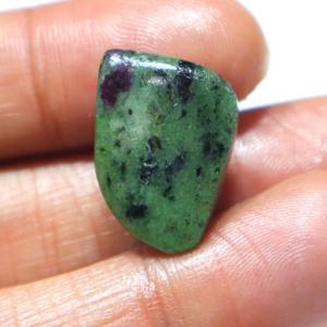 Cabujón de Zoisita Rubí Natural Tallado, Gema de Rubí Tallada a Mano, Piedra Suelta Lisa, Proveedor Mayorista para Joyería - Product Image 3
