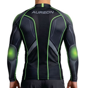 T-shirt de compression pour homme, anti-transpiration, sous-vêtement de sport pour la gym, la course à pied, l'entraînement et les activités sportives - Product Image 2
