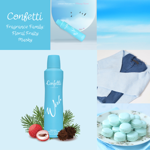 Spray Corporal Confetti London Wish 250ml, Desodorante en Spray para Mujer - Product Image 4
