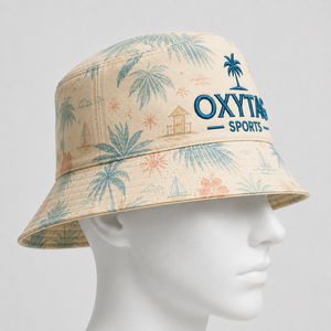 Custom Embroidered Tropical Bucket <b>Hat</b> High Quality Cotton Beach Sun <b>Hat</b> <b>Summer</b> Fashion Headwear Wholesale Manufacturer Direct - Product Image 2