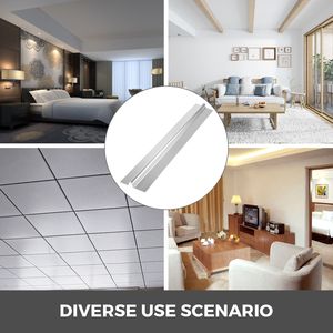 Scatola da 100 Pezzi di Piastre di Trasferimento Termico in Alluminio PEX da 4 Piedi, 1/2 Pollice, per Sistemi di Riscaldamento Radiante Domestico HVAC - Product Image 3