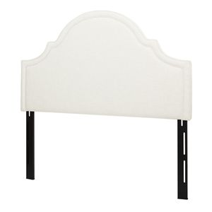 Catherine bianco antico tessuto jeen testiera Up-letto con stile elegante - Product Image 3