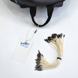 Etiquetas de Algodón Bio-Café Ecológicas BB Loop para Ropa, Joyería, Bolsas, Prendas, Zapatos, Hechas en Vietnam - Product Image 2