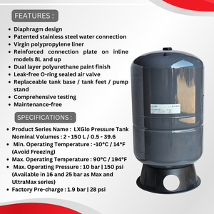 Nhà Máy Giá nước tích hợp RO áp lực bể nước Bể áp lực 100L - Product Image 4