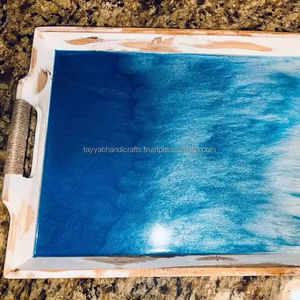 La mejor bandeja para servir con superficie fácil de limpiar para cocineros caseros ocupados Bandeja para servir innovadora de la India - Product Image 1