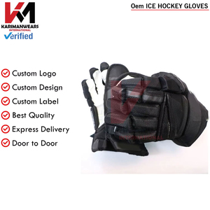 Gants de hockey sur glace personnalisés, ajustement professionnel, gants de protection pour l'entraînement et les matchs, équipement OEM - Product Image 2