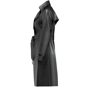 Gabardina de Cuero Genuino Impermeable, Ropa de Invierno Personalizada, Fabricante Mayorista de Marca Privada - Product Image 2