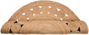 Wholesale <b>Round</b> Jute Braided Dot Rug Handwoven Reversible Boho <b>Carpet</b> for Living Room Bedroom Kitchen Patio Farmhouse OEM ODM - Product Image 6