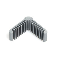 Conector de hierro de alto nivel HTY Llaves de esquina de plástico para espaciadores de aluminio Aislamiento acústico y ventanas de vidrio
