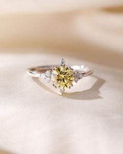 แหวนเพชร IGI Lab Grown ดีไซน์เนอร์ ผลิตจากทองคำแท้ 14K 18K สำหรับผู้หญิง ใช้ในงานหมั้น งานแต่งงาน งานครบรอบ  งานจิวเวลรี่ชั้นดี รูปแบบสั่งทำได้ - Product Image 3