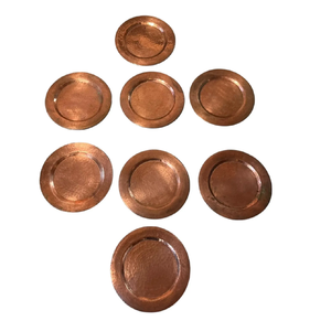 Nouvelle Assiette de Présentation en Cuivre Artisanale, Assiette Décorative pour Restaurants, Décoration de Table Sûre pour Cuisine - Product Image 1