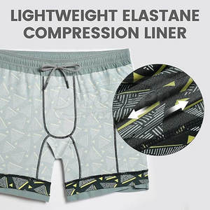 Shorts confortables pour hommes, shorts légers, shorts à taille élastique, prix de gros pour les shorts en ligne - Product Image 5