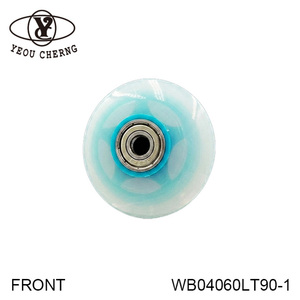 OEM Custom Color PU Caster <b>Wheel</b> 60x24mm 90A Hardness Furniture Swivel <b>Wheel</b> - Product Image 4