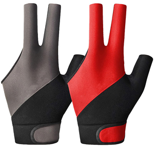Guantes de Snooker de Alta Calidad OEM, Fabricante de Logotipos Personalizados, Accesorios de Billar Elásticos y Transpirables, Guantes de Snooker de Tres Dedos - Product Image 6