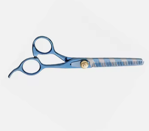 Ciseaux à effiler pour barbier en acier inoxydable de qualité A+ professionnels pour droitiers, couleur personnalisée, emballage personnalisé - Product Image 6