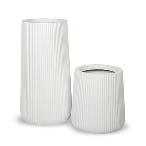 Ventes directes d'usine de haute qualité, jardinières décoratives en fibre de verre, accessoires de jardin avec étiquette personnalisée - Product Image 1