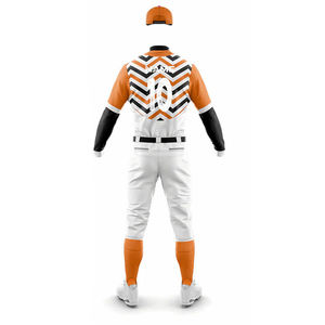 Uniforme de Béisbol Sublimado Personalizado de Alta Calidad, con Cuello en V, Transpirable, de Secado Rápido, 100% Poliéster Elástico, para Deportes de Tendencia - Product Image 6