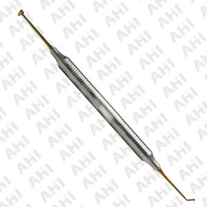 Pulidores Dentales de Bola de Acero Inoxidable de Doble Extremo, Manuales, de Alta Calidad AHI, Reutilizables, con Agarre Ergonómico, Instrumentos de Cirugía Oral - Product Image 4