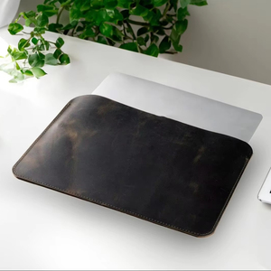 Funda Protectora para Portátil de Cuero Genuino para Negocios, con Correa de Transporte, Impermeable y Duradera, para Uso en la Oficina LS-0255 - Product Image 1