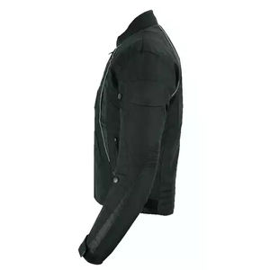 Blouson d'hiver matelassé de haute qualité avec fermeture éclair et col montant pour moto, décontracté, grande taille, en jean imprimé à carreaux, pour hommes et femmes - Product Image 2