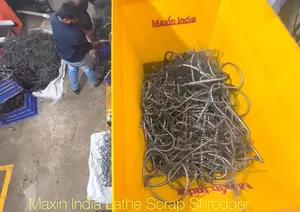 Trituradora de Doble Eje con Panel de Control Automático para Aplicaciones Industriales, Trituradora de Chatarra para Torno - Product Image 2