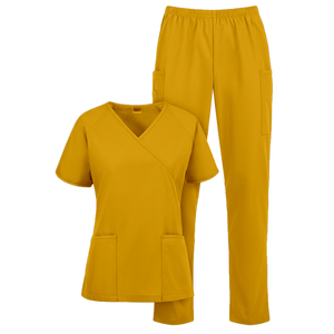 OEM ODM Unisex Nursing <b>Scrubs</b> Set V-Neck Medical Uniform | Custom Colors & <b>Sizes</b> | Hospital & Healthcare Workwear - Product Image 5