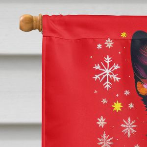 Lancashire Heeler vacaciones Navidad gran patio Banner arte Multicolor poliéster casa tamaño pared colgante porche manga bandera - Product Image 3