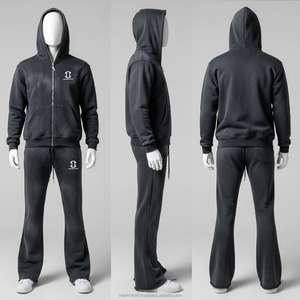 Sudadera Ligera Personalizada de Talla Grande para Hombre, Estilo Vintage Otoñal, 100% Poliéster, Impermeable, con Estampado Lavado al Ácido y Cierre de Cremallera - Product Image 4