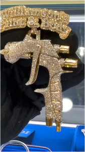 CONCEPTION Colgante Hip Hop Personalizado con Nombre de Arma, Letra y Piedra de Moissanita VVS, de Plata de Ley S925, con Incrustaciones de Piedras, Joyería Certificada GRA - Product Image 4