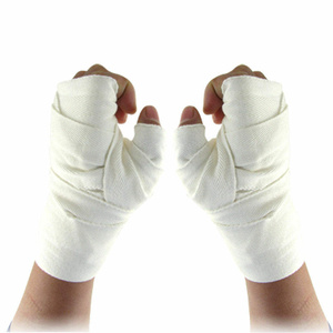 ผ้าพันมือฝ้ายแบบกำหนดเองราคาขายส่ง RTS พร้อมบริการ OEM สำหรับการชกมวยและศิลปะการต่อสู้ ป้องกันข้อมือ ระบายอากาศได้ดี AI-HW-25 - Product Image 6