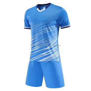 Ensemble d'uniformes de football personnalisés imprimés, respirants, 100% polyester extensible, vêtements d'équipe - Product Image 5