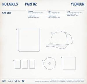 TXT YEONJUN NO LABELS : PARTIE 02 [Cap Ver.] CD musical K-Pop (version coréenne en plastique et papier) pour tous les âges BW-154 - Product Image 3