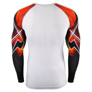 Premium Quality <b>Men</b> Long Sleeves Breathable Quick Dry Customizable Sizes Colors <b>Compression</b> Wear Rash Guard Polyester/Nylon 240g - Product Image 6