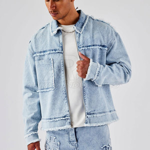 Concevez votre propre veste en jean, veste en jean légère de qualité supérieure, veste d'hiver en jean à séchage rapide pour hommes - Product Image 4