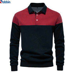 Camiseta Deportiva Personalizada de Manga Larga, Transpirable, de Poliéster/Algodón, Informal, Moderna, Unisex, para Hombre, Lisa, Otoño/Invierno, con Logotipo Bordado - Product Image 3