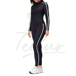 เสื้อผ้าพร้อมส่ง กางเกงโยคะผู้หญิง คุณภาพดี กางเกงเลกกิ้งผู้หญิง สกรีนโลโก้ได้ กางเกงเลกกิ้งผู้หญิง - Product Image 6