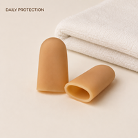 En gros : Semelles intérieures en gel doux couleur chair, protège-doigts, manchons de protection, coussinets de protection pour ampoules, cors, callosités, mains et pieds