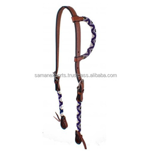 ที่อุดหูข้างเดียวหนังแท้ Handmade100 % พร้อมลูกปัดสำหรับงานขายส่งผู้ผลิต - Product Image 2