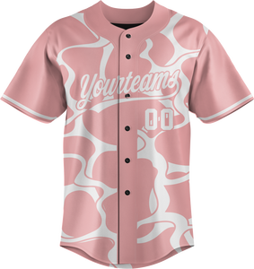 T-shirt de baseball imprimé respirant 100 % polyester 180 grammes, personnalisable, manches courtes, col en V, broderie de logo d'équipe sur mesure - Product Image 3