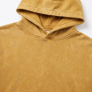 Regular Fit Knitted Casual Wear Men Pullover <b>Rhinestone</b> Hoodie Soft And Comfortable Men <b>Rhinestone</b> <b>Hoodies</b> In Bulk Quantity - Product Image 5