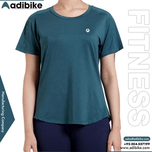 Chemises de fitness pour femmes en toile, coupe ajustée, séchage rapide, anti-plis, respirantes, vente en gros, OEM personnalisé, dernier design 2026 - Product Image 3