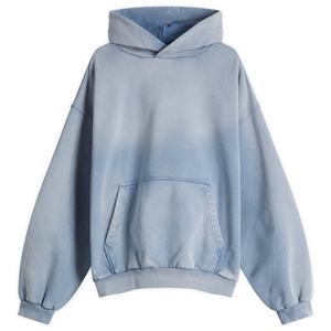 Vente en gros de sweats à capuche oversize en molleton de coton pour hommes, effet délavé soleil, logo personnalisé, collection de vêtements streetwear en gros - Product Image 2