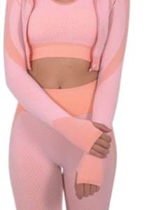 Conjuntos de Yoga de Dos Piezas de Secado Rápido para Mujer, Estilo Nuevo, Cómodos, para Gimnasio, Fitness, Trabajo, Bra y Shorts Transpirables, Ropa Deportiva con Logotipo en la Cintura - Product Image 3