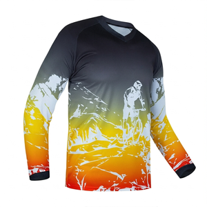Maillot de cyclisme personnalisé OEM, impression de haute qualité, 100% polyester respirant, maillot de moto pour équipe professionnelle, maillot de vélo MX - Product Image 1