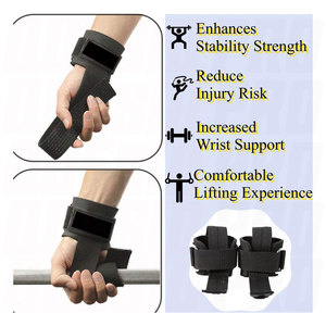 Correas de Gancho para Levantamiento de Pesas Superior Sports, para Levantamiento de Pesas Consistente, Ganchos de Soporte para Muñecas de Alto Rendimiento, Duraderos y Antideslizantes - Product Image 3