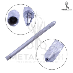 Kit de Agujas de Ventilación de Aluminio Plateado, 4 Tamaños, Agujas de Gancho Micro 1-1 a 3-4, Herramientas Profesionales para la Elaboración de Pelucas y Postizos - Product Image 4