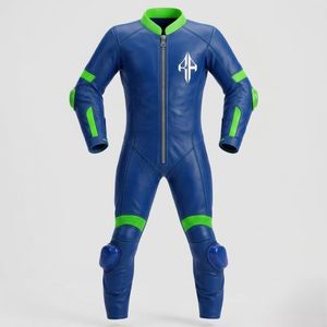 ชุดหนังขี่มอเตอร์ไซค์ผู้ชาย รุ่นล่าสุด ชุดแข่งหนังแท้สำหรับฤดูหนาว ออกแบบคุณภาพพรีเมียมตามสั่ง - Product Image 2