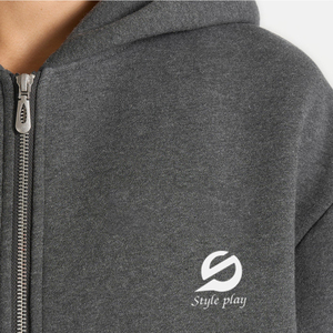 Fabricant professionnel de survêtements pour hommes de haute qualité, style zippé surdimensionné, taille et couleur personnalisées - Product Image 4