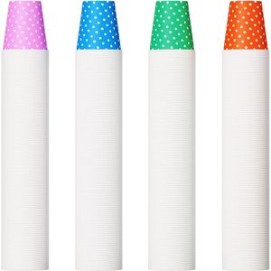 Bicchieri di Carta Multicolore da 5oz, Confezione da 500, Piccoli Bicchieri Usa e Getta per Feste e Viaggi, per Bevande Fredde, Collutorio, Stoviglie e Decorazioni - Product Image 1